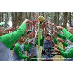 Family Gathering Glamping Cikole Bandung EO Outbound Lembang Bandung